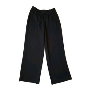 Athleta Pants Womens Medium  Black Drawstring Wide Leg Pull On